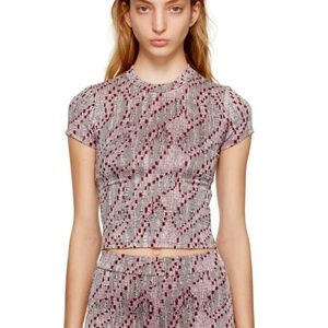 ECKHAUS LATTA SHRUNK TEE  (L) *fits like S*